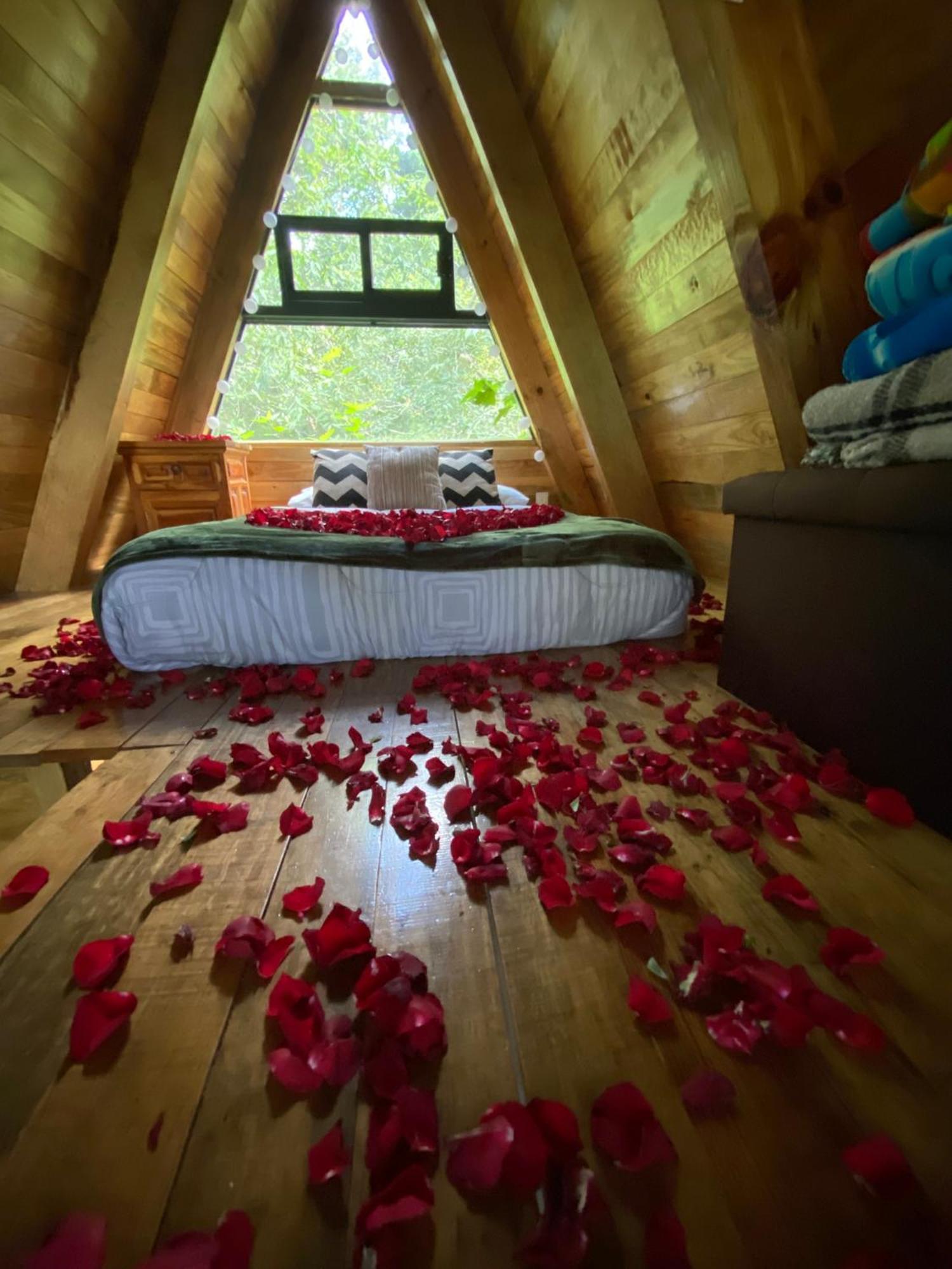 Cabanas Alpina, Romantica Y Acogedora A 10 Minutos Del Centro Tepoztlán Esterno foto